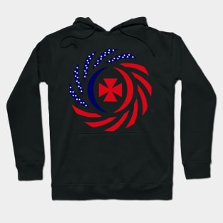 Wallis and Futuna Islander American Multinational Patriot Flag Series Hoodie